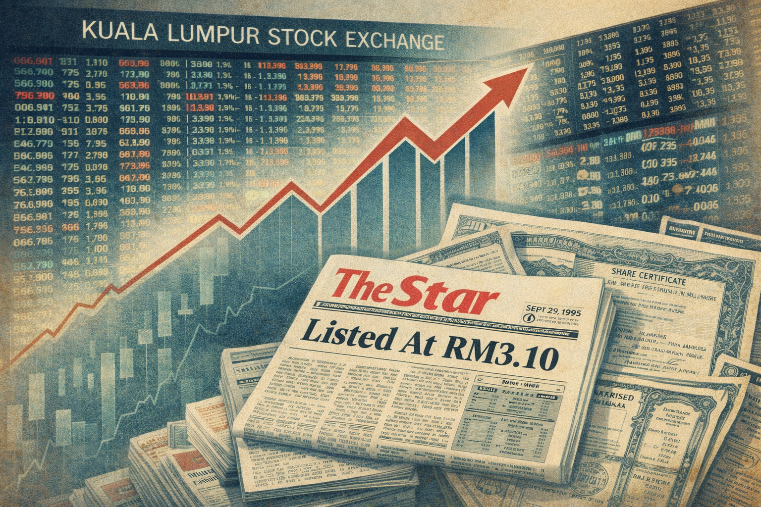 Star Publications was listed on the KLSE