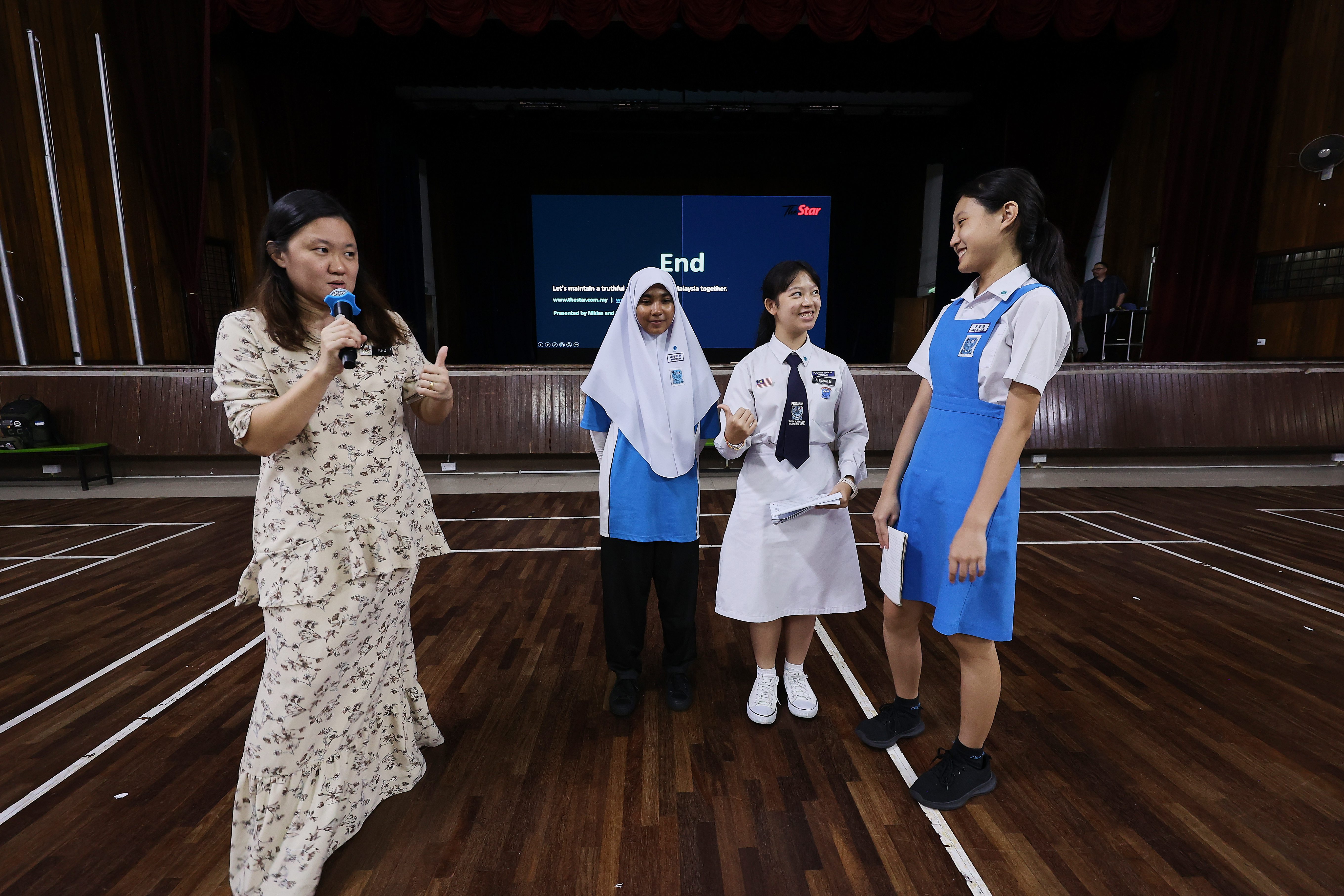 Catholic High School media literacy workshop