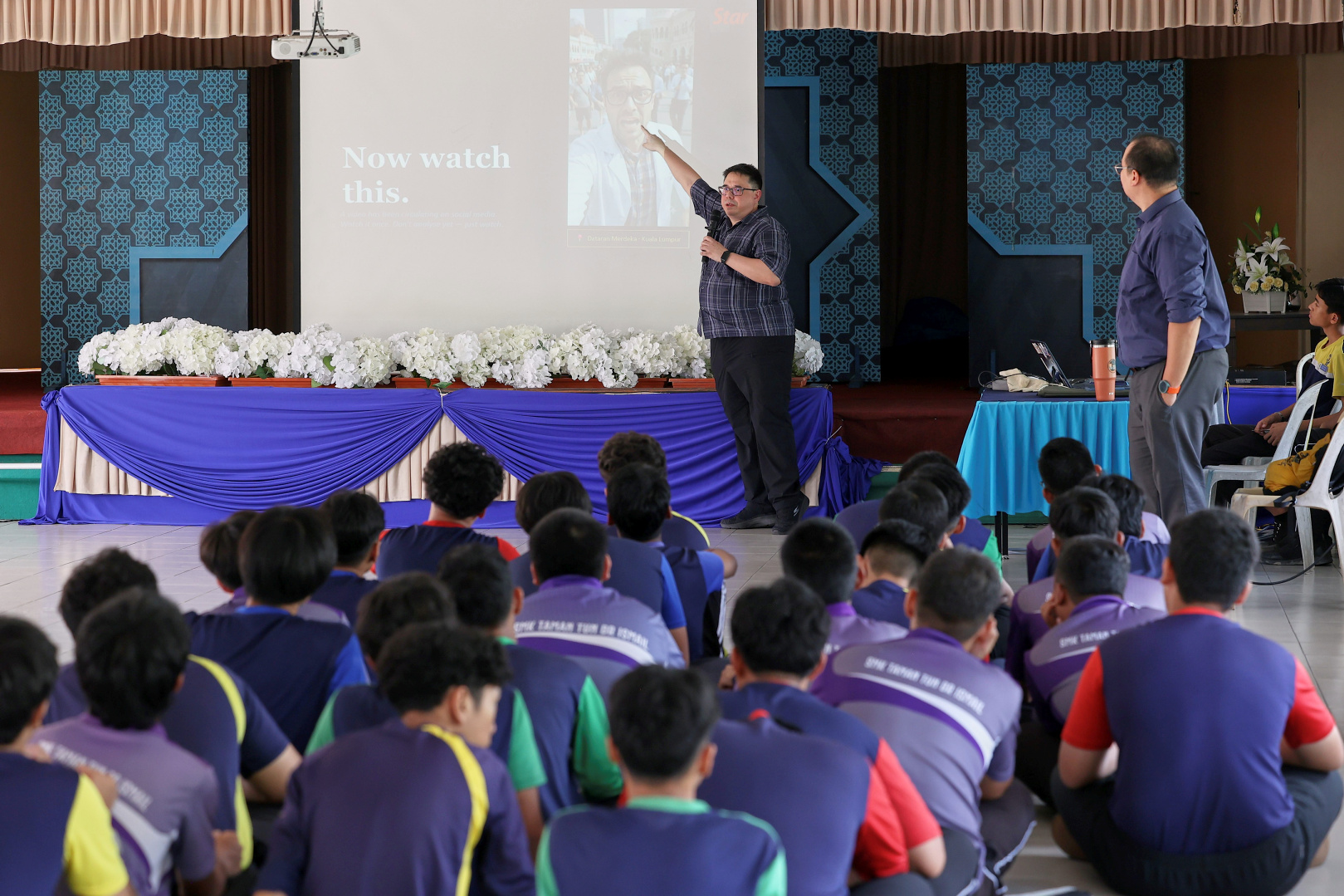 SMK Tun Dr. Ismail media literacy workshop