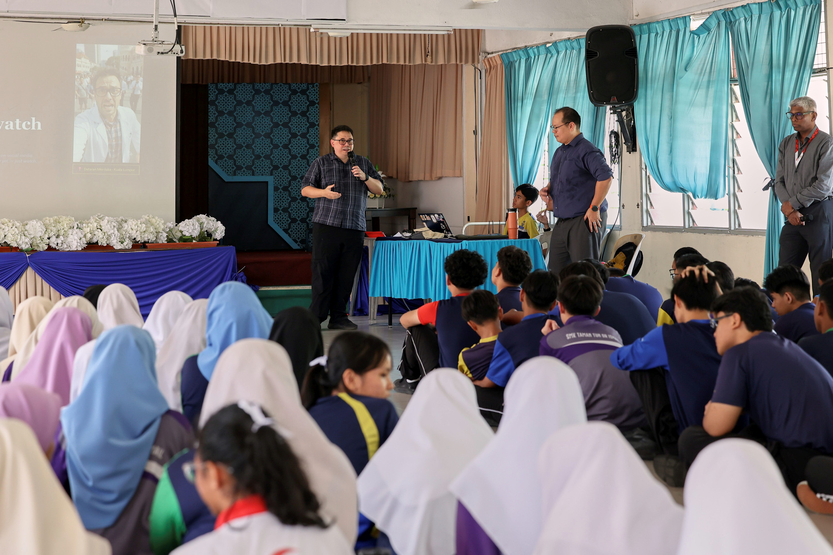 SMK Tun Dr. Ismail media literacy workshop
